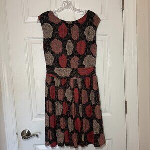 Boden Size 6P Rose Gray Dress